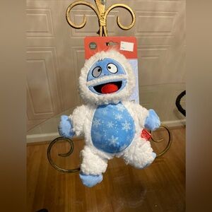 Rudolph The Red- Nosed Reindeer Abominable Snow Man Dog Toy 9” Clinker/Squaker